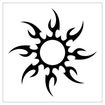 Tribal Sun Pics Tat